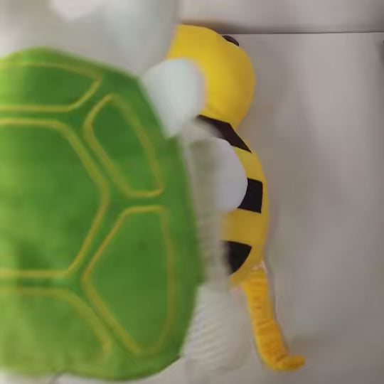 Snugly baby head protector with cute turtle shell design