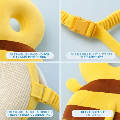 Snugly breathable plush and adjustable straps